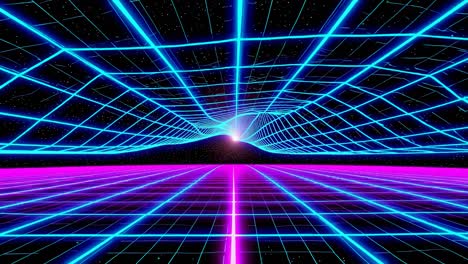 retro futuristic grid background