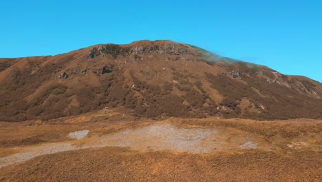 mountain landscape with autumnal colors