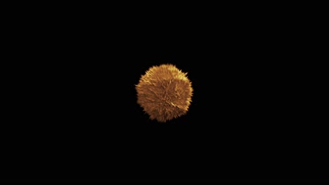 golden particle explosion