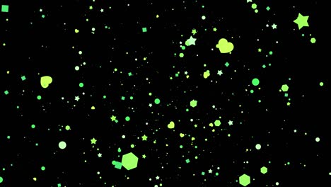 particle pop abstract effect background