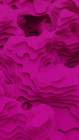 abstract pink paper cut background