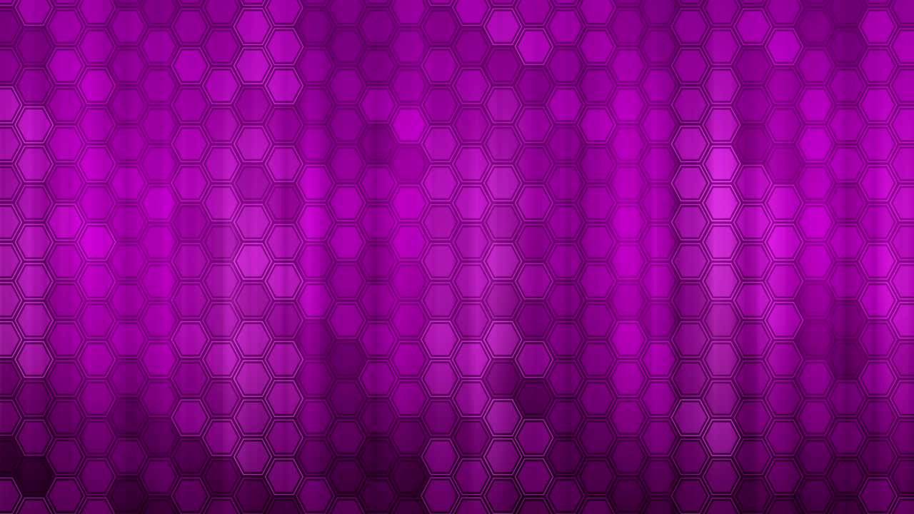 fondo abstracto de hexágono púrpura de 4k - video de stock de bucle sin costuras