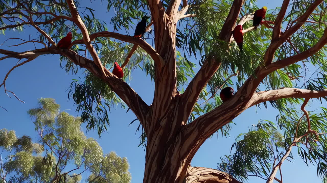 Australian Outback Landscapes and Birds