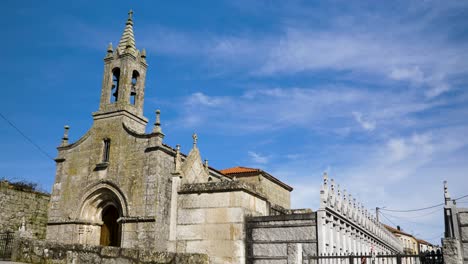 church san tomé de morgade, xinzo de limia, ourense, galicia, spain - panoramic view