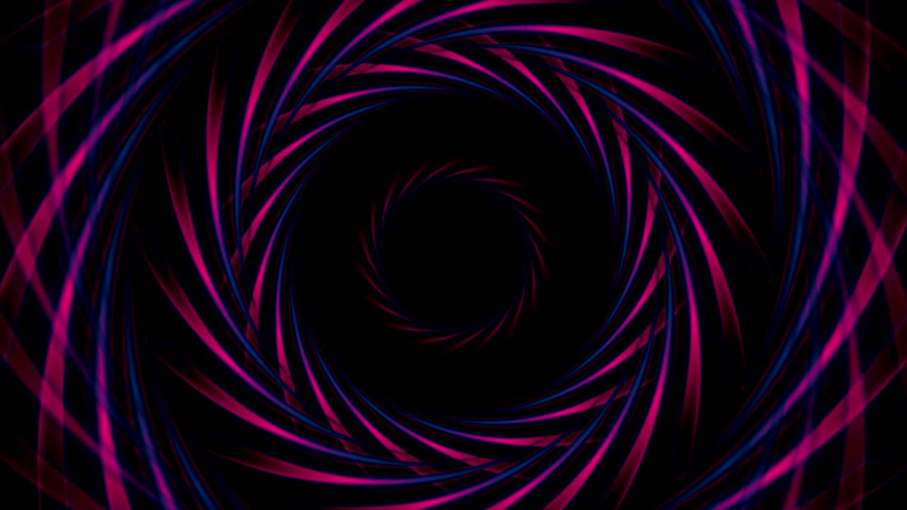 Blue purple sci-fi technology swirl shapes video animation