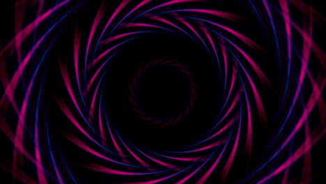 blaue lila science-fiction-technologie wirbelformen video-animation