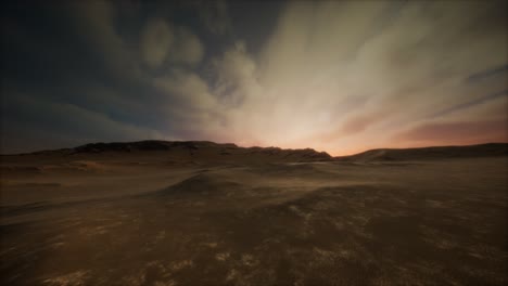 tormenta en el desierto de arena