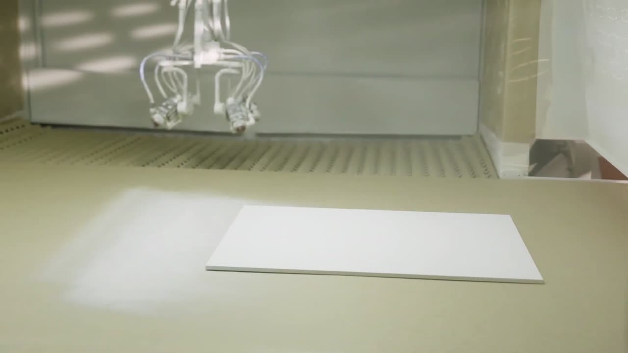 로 스프레이 페인팅 프로세스