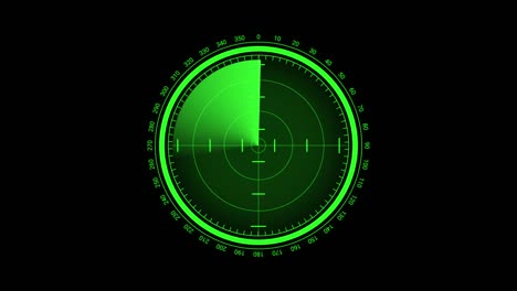 pantalla de radar