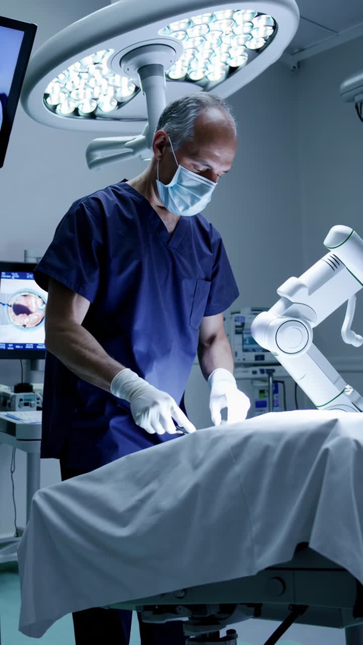 Robot-Assisted Surgery in an Operating Room