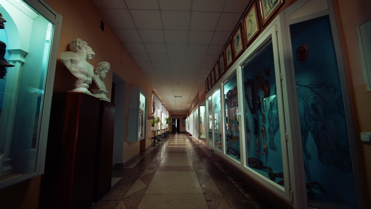 Museum Of Natural Science. View of interior of medical museum