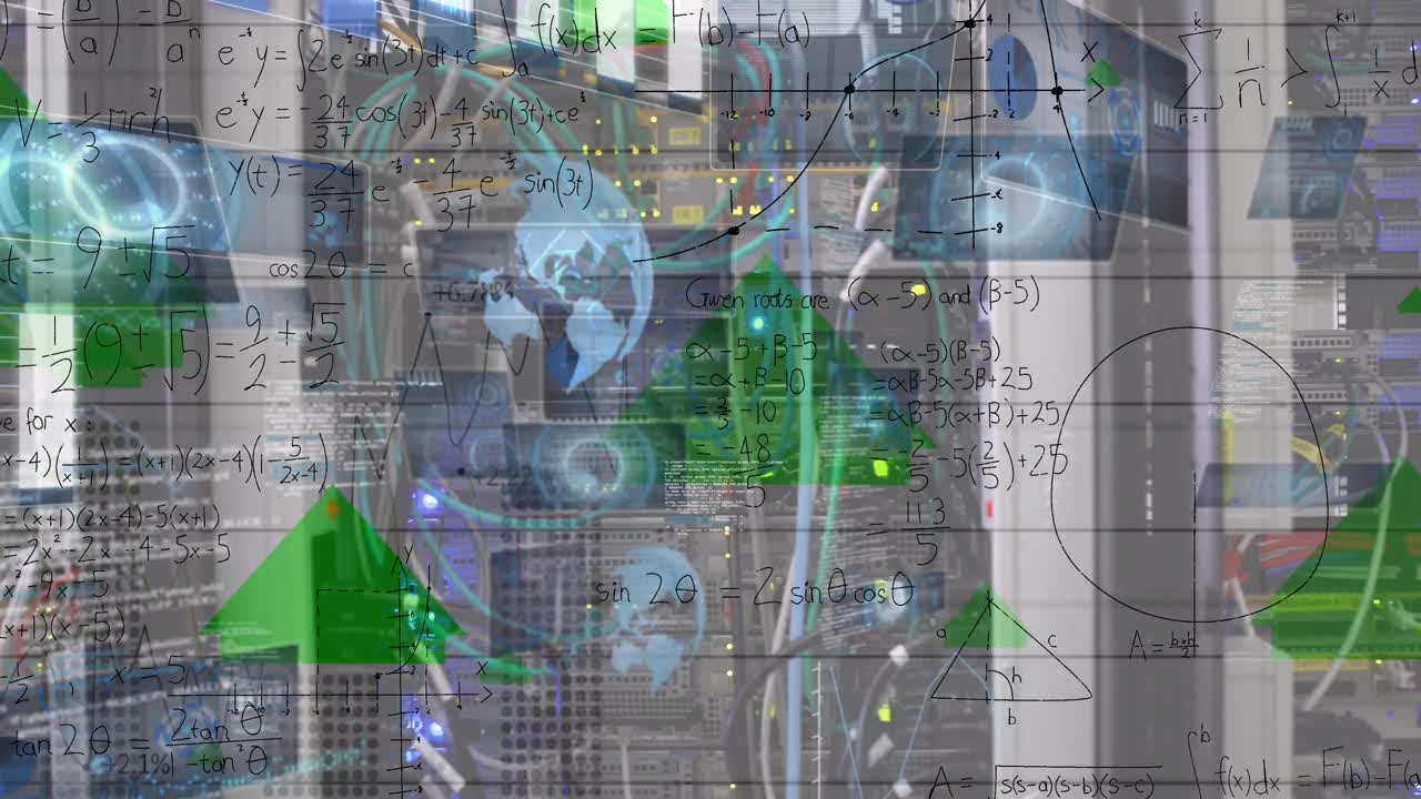 수학 방정식의 애니메이션과 서버  ⁇ 에서 데이터 처리