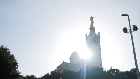 basilica of notre-dame de la garde in marseille, france