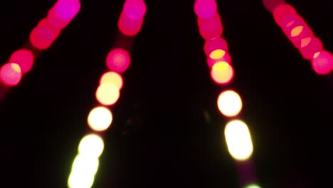 luces de neón bokeh de color borroso