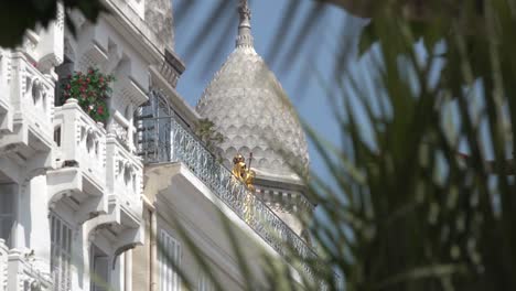 furtive glance at the basilique notre dame de la victoire church in saint raphael