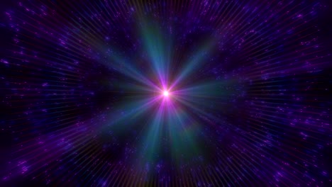 vuela en el espacio con las estrellas 4k