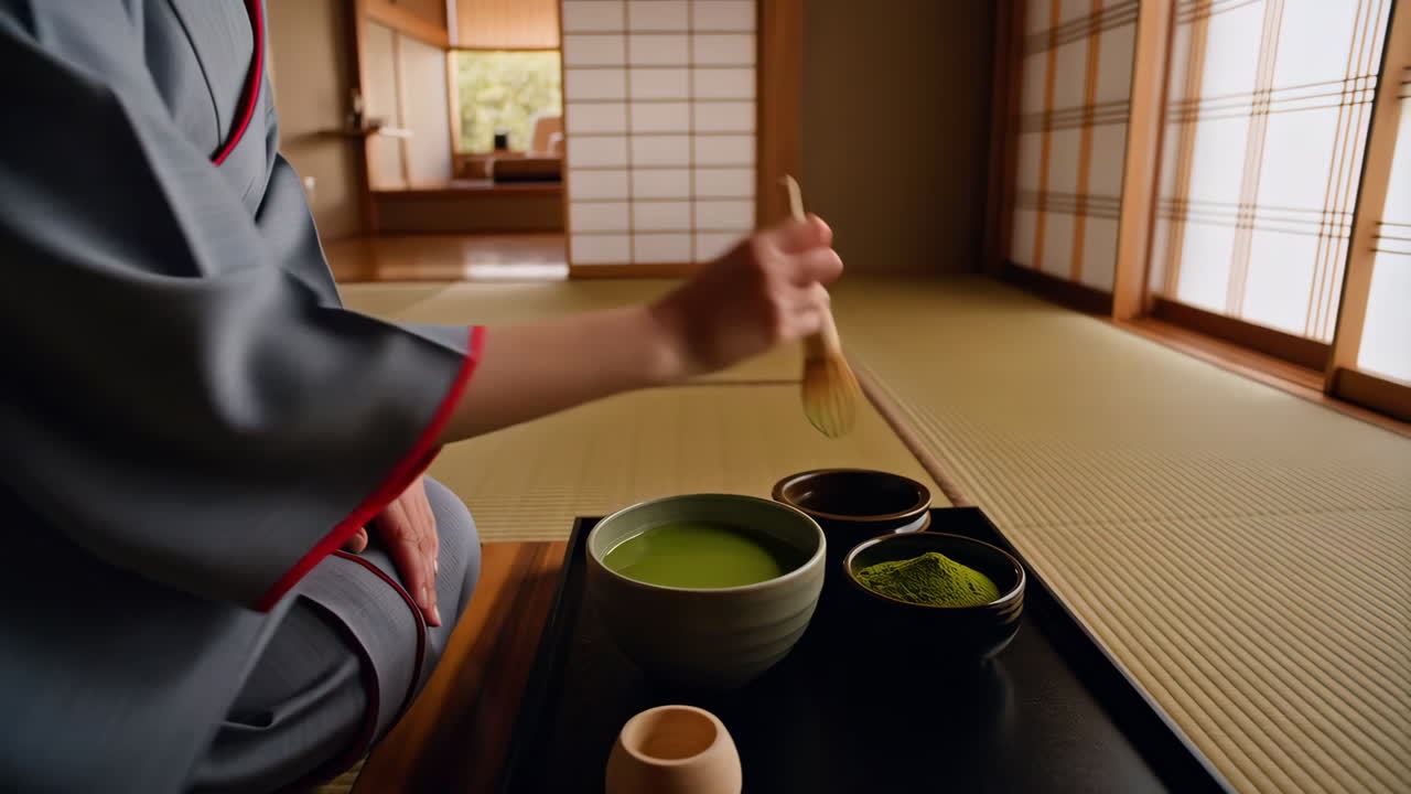 Traditional Japanese Matcha Tea Ceremony