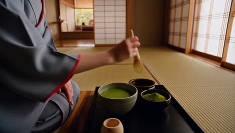 traditional japanese matcha tea ceremony