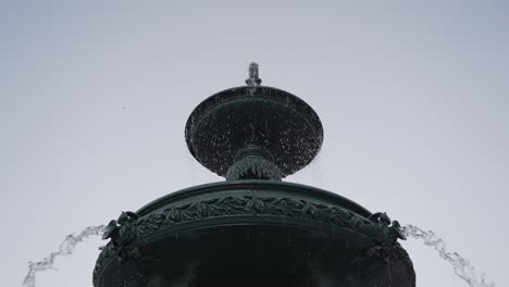 lion’s fountain in porto university rectory