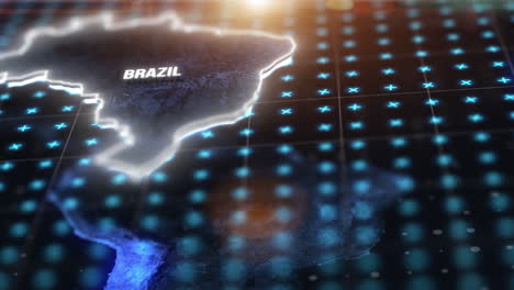 Digital,-Welt-Und-Brasilien-Auf-Einer-Information