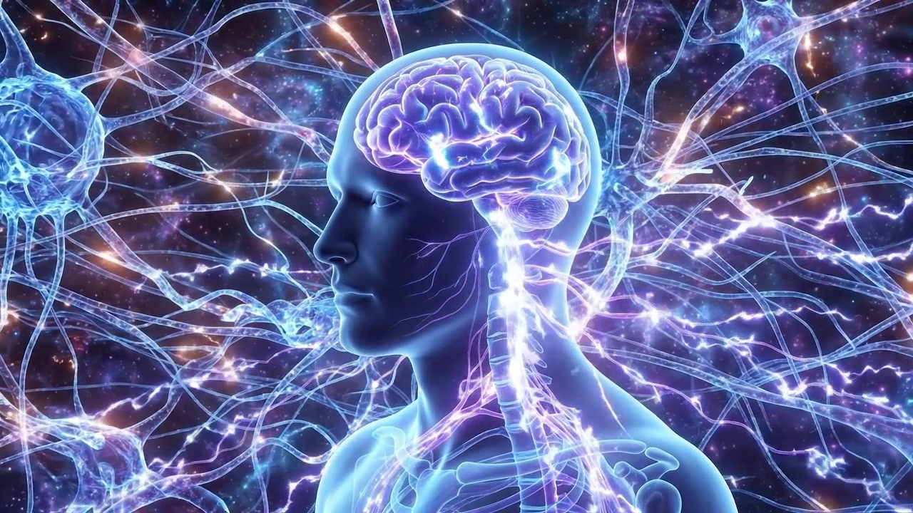 Scansione medica digitale luminosa del cervello umano