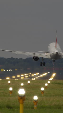 Aterrizaje del avión