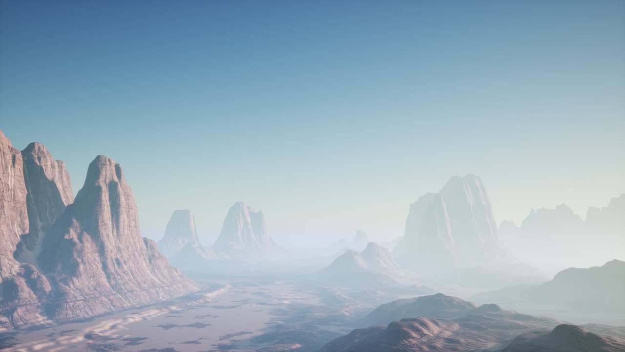 레드 록 캐니언 산 풍경