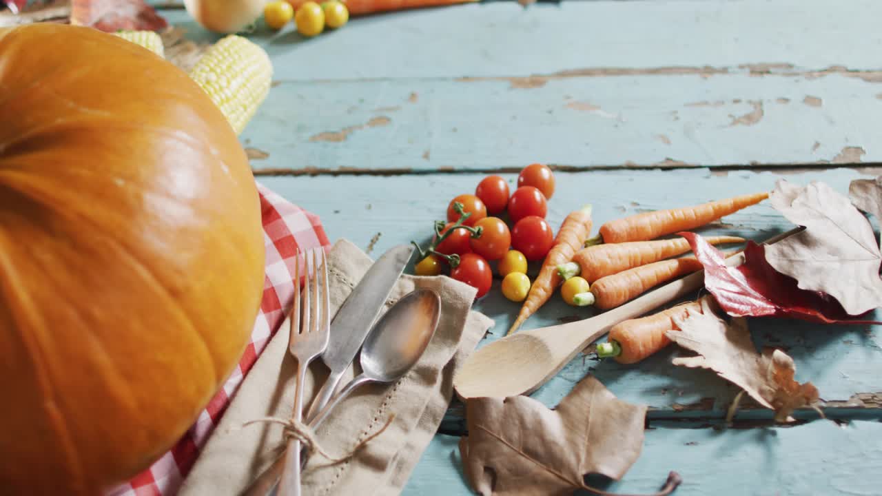 Pumpkin left while social badges appearing from edges, floating, clustering, showing engagement