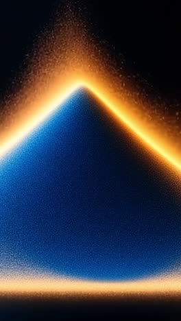 vivid sand art forms a mountain. colorful sand forms a striking mountain shape, showcasing vibrant hues against a dark backdrop.