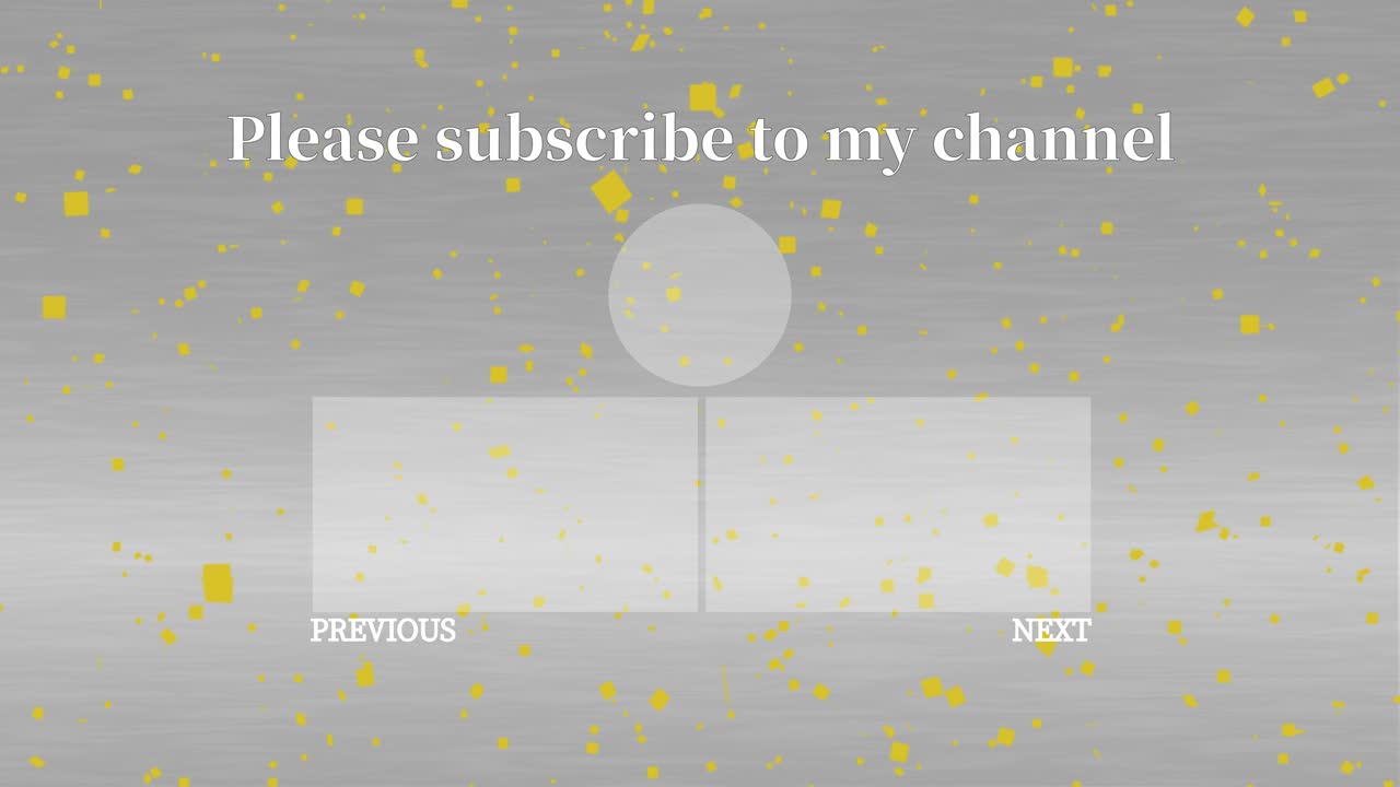 럭셔리 엔드 카드 엔딩 스크린 모션 그래픽