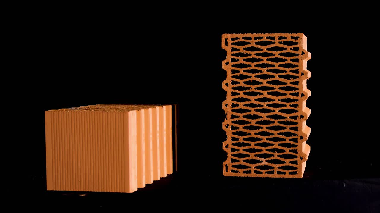 de ladrillos naranja para tipos de construcción