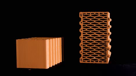 de ladrillos naranja para tipos de construcción
