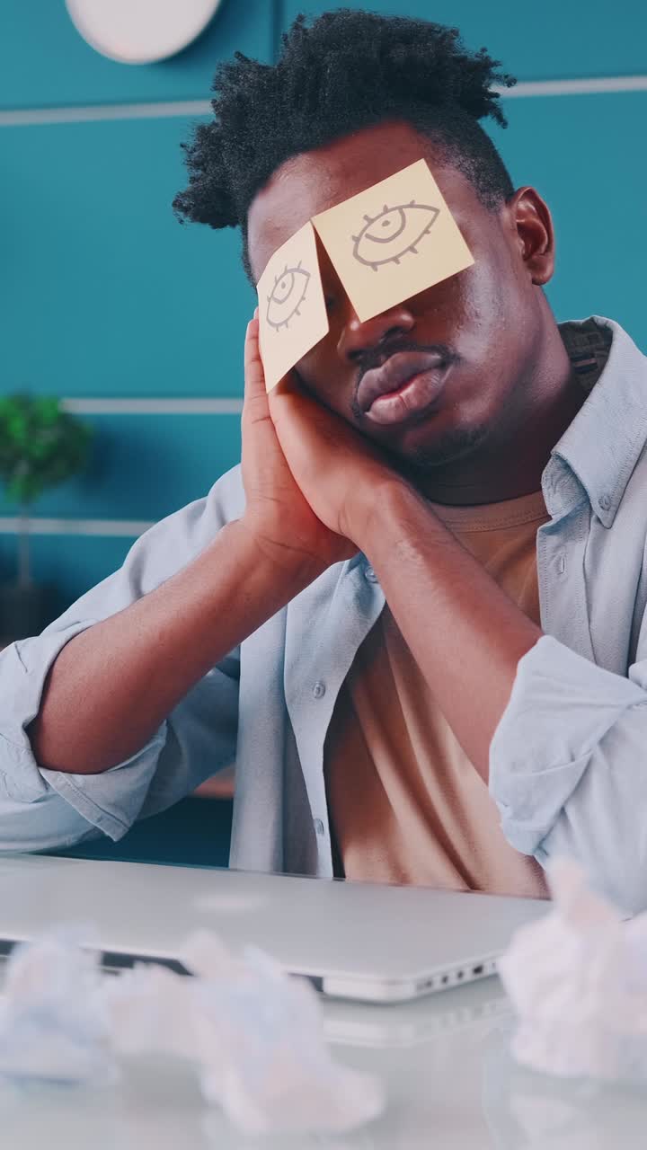 Creative way to stay awake during a long workday at home office