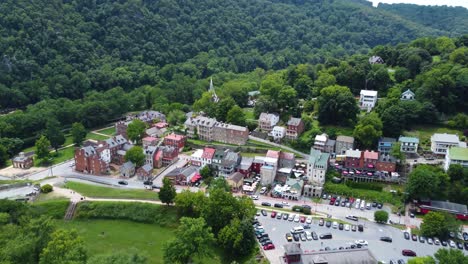 harper's ferry, west virginia, site of john brown's raid to incite a massive slave rebellion in the southern united states