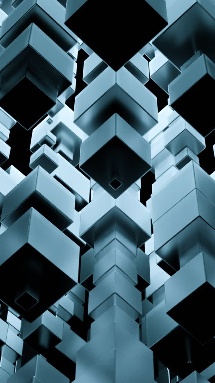 Abstract 3D Cube Pattern