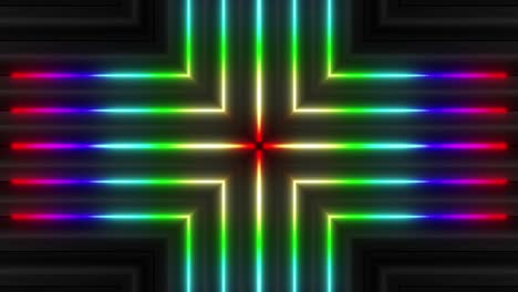 patrones de luz de neón abstractos