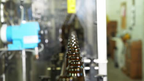 bottling process at brewery