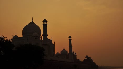 taj mahal agra india timelapse