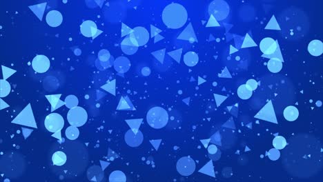 fondo de formas geométricas azules abstractas