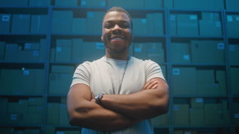 warehouse worker portrait