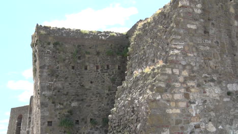 great wall of the fortress from the middle ages