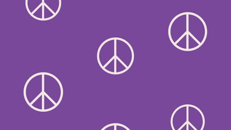 estilo de vida hippie paz amor animación