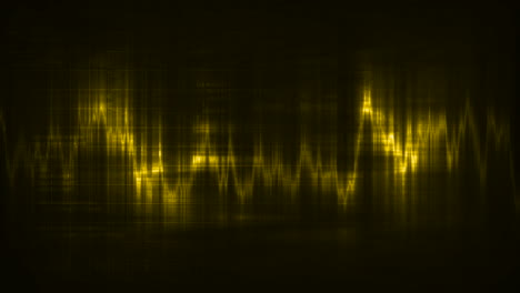 abstract yellow waves displaying code