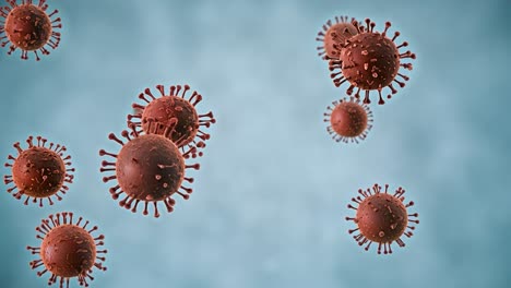 imagen microscópica de un virus