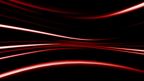 abstract red line on black background