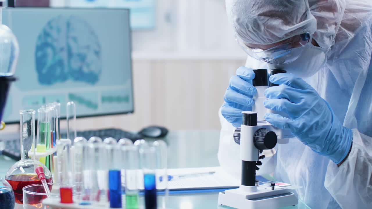 Scientist Conducting Research in a Laboratory