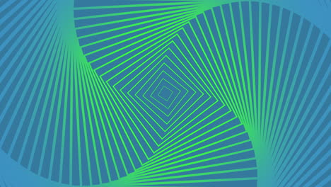 Blue and green striped grid abstract and captivating modern art