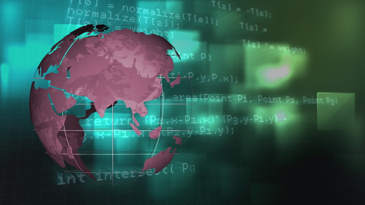 animación del globo y procesamiento de datos