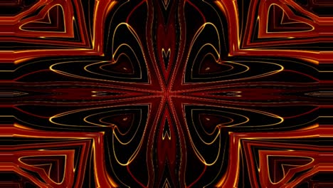 único hermoso colorido caleidoscopio patrón de mármol fractal movimiento de fondo