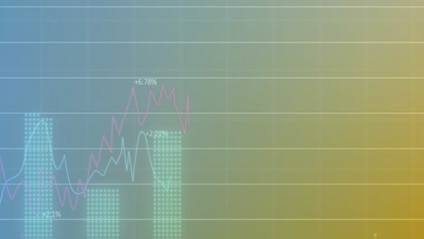 Animation-of-statistics-and-financial-data-processing-over-grid